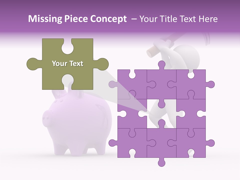 Urgent Piggybank Investment PowerPoint Template