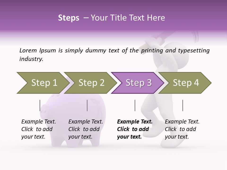 Urgent Piggybank Investment PowerPoint Template