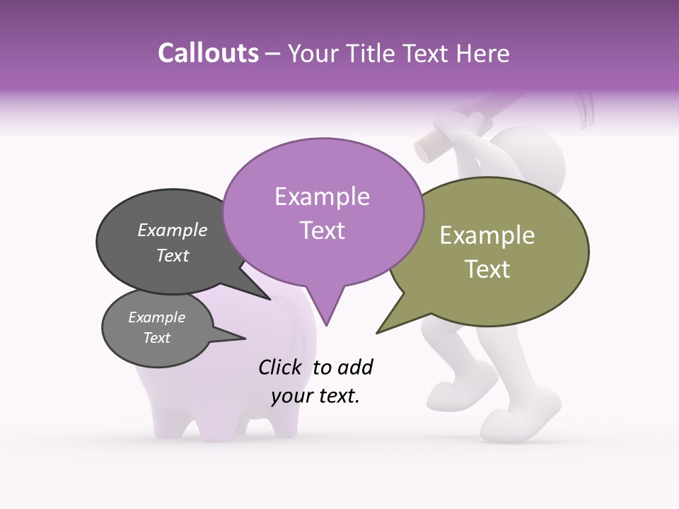 Urgent Piggybank Investment PowerPoint Template