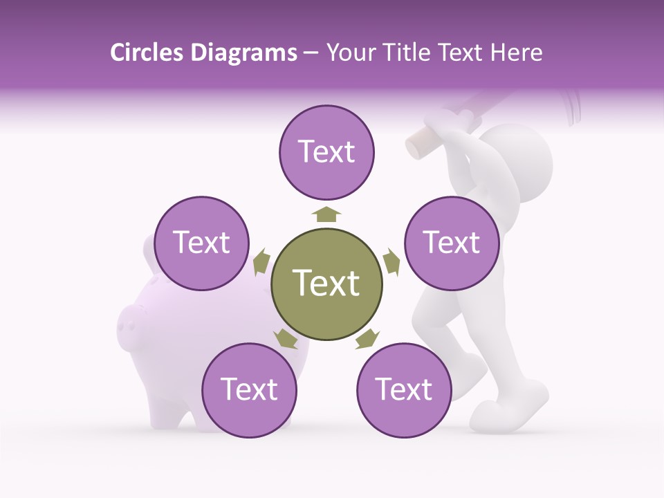 Urgent Piggybank Investment PowerPoint Template