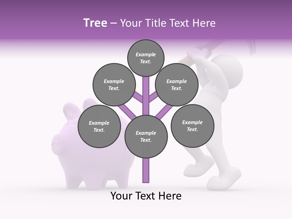 Urgent Piggybank Investment PowerPoint Template