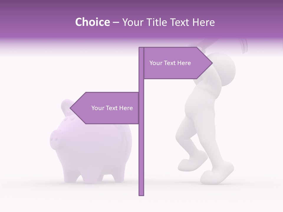 Urgent Piggybank Investment PowerPoint Template