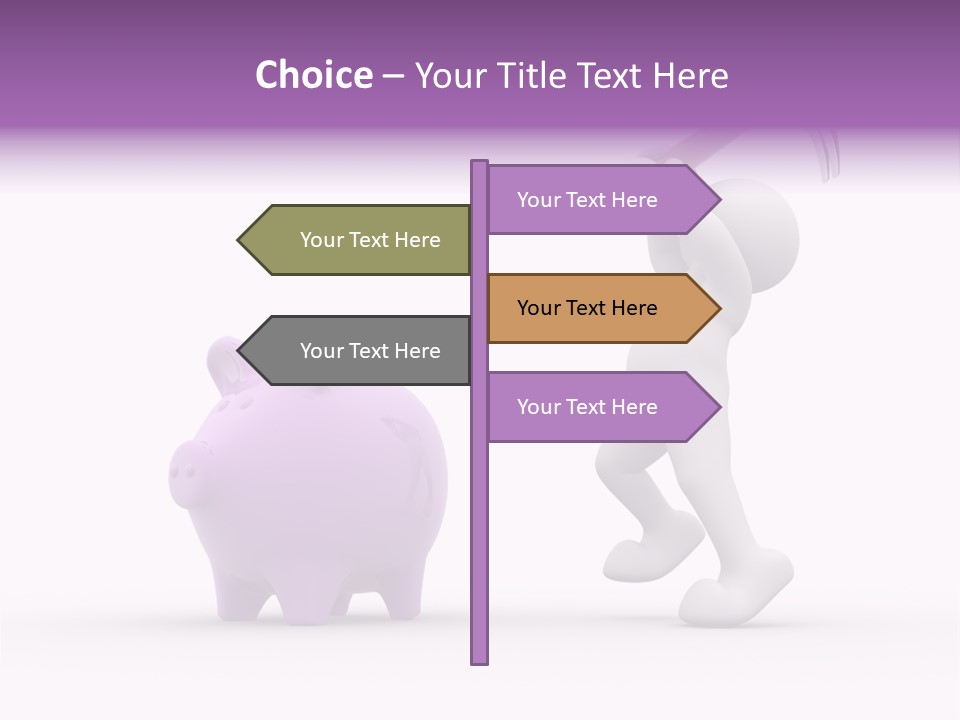 Urgent Piggybank Investment PowerPoint Template