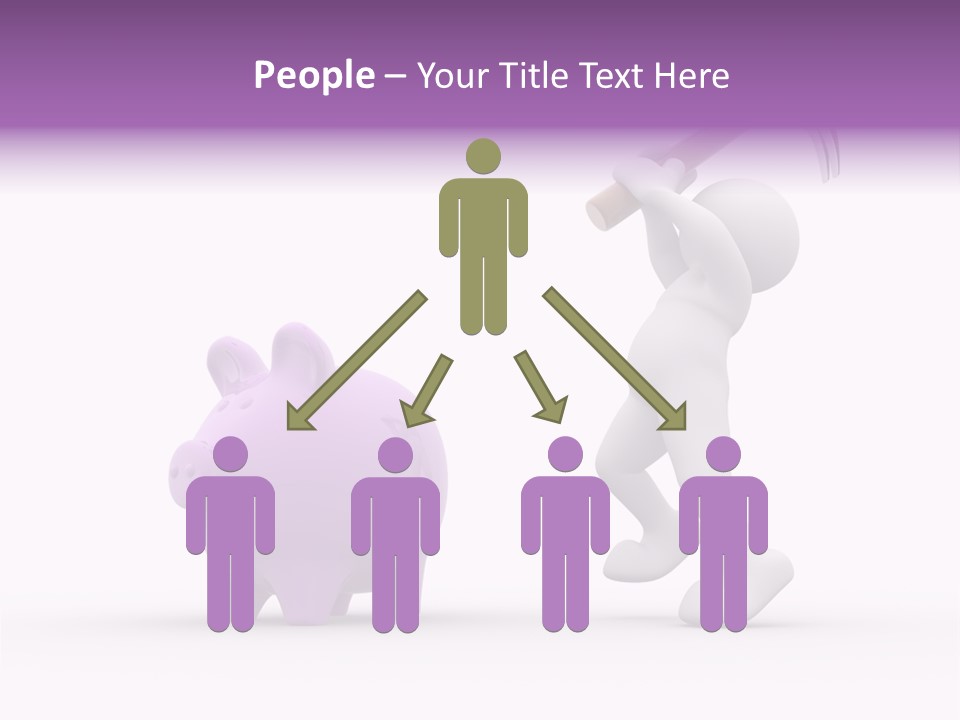 Urgent Piggybank Investment PowerPoint Template