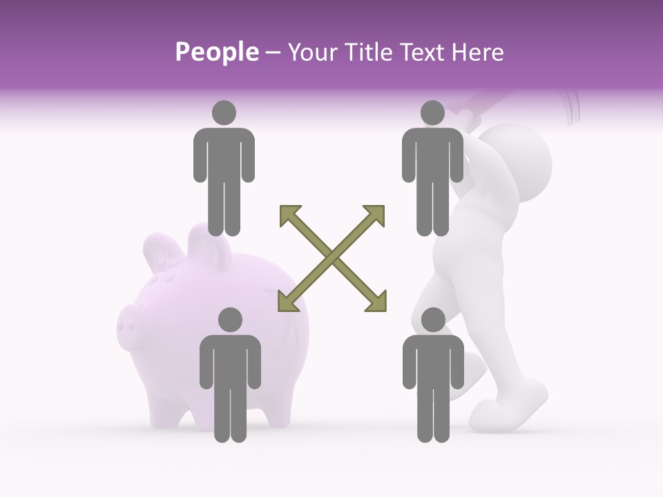 Urgent Piggybank Investment PowerPoint Template