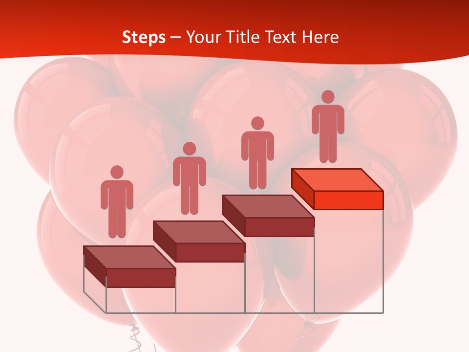 Bunch Balloons Romantic PowerPoint Template