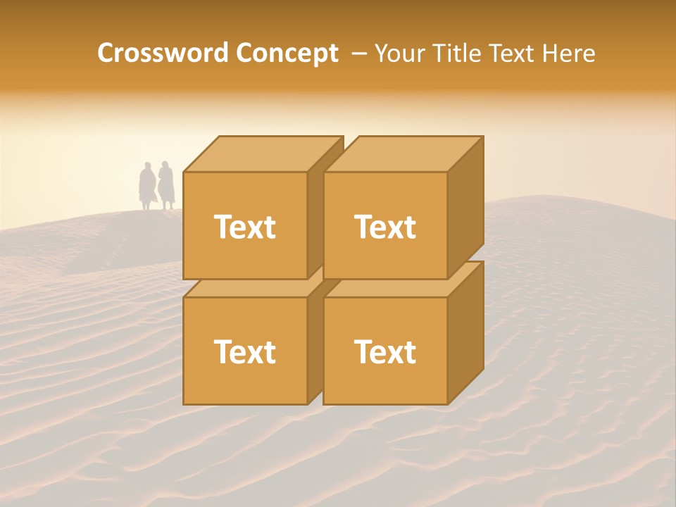 Hill Sky Empty PowerPoint Template