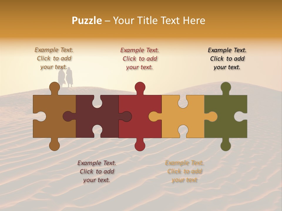 Hill Sky Empty PowerPoint Template