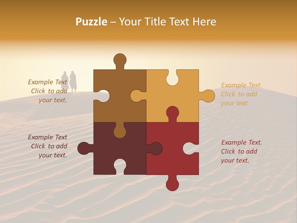 Hill Sky Empty PowerPoint Template