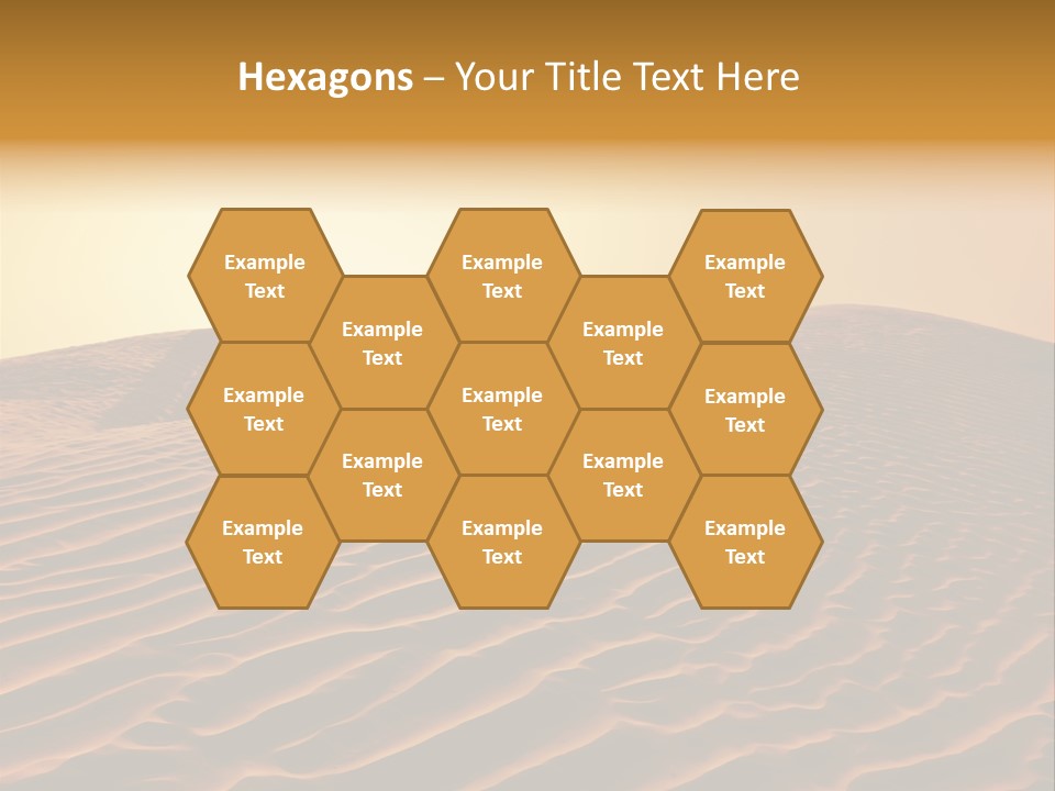 Hill Sky Empty PowerPoint Template