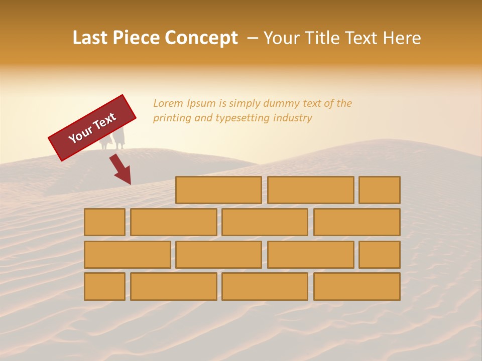 Hill Sky Empty PowerPoint Template