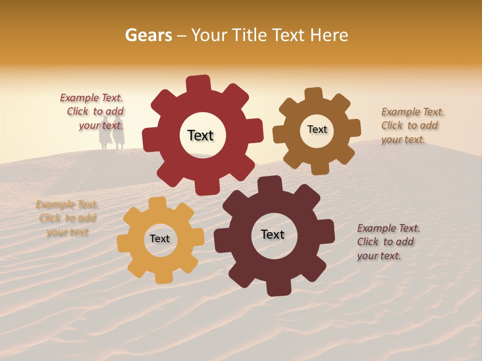 Hill Sky Empty PowerPoint Template