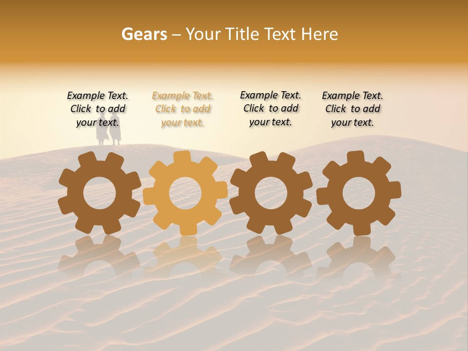 Hill Sky Empty PowerPoint Template