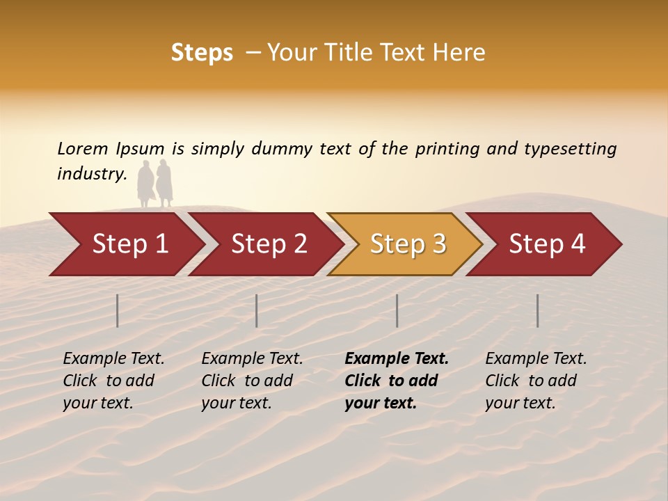 Hill Sky Empty PowerPoint Template