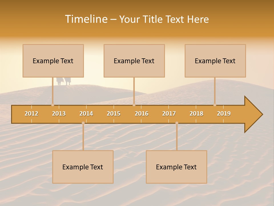 Hill Sky Empty PowerPoint Template
