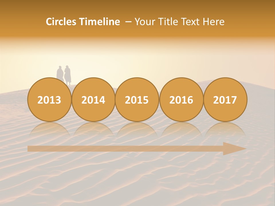 Hill Sky Empty PowerPoint Template