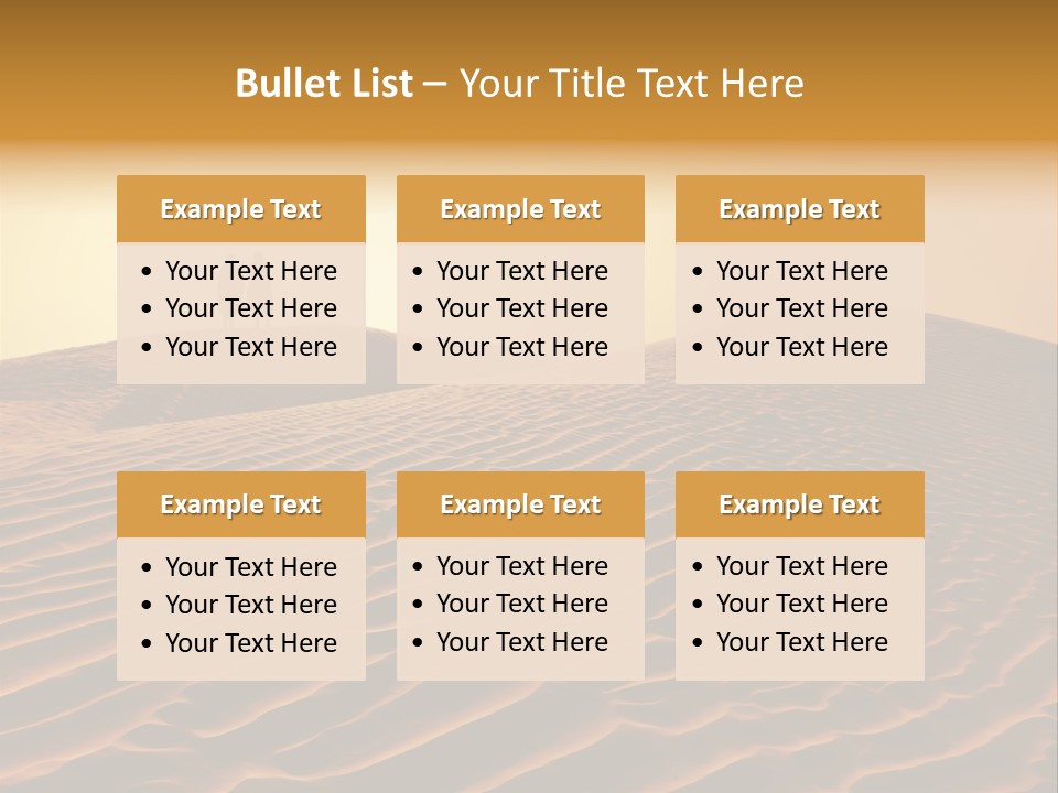 Hill Sky Empty PowerPoint Template