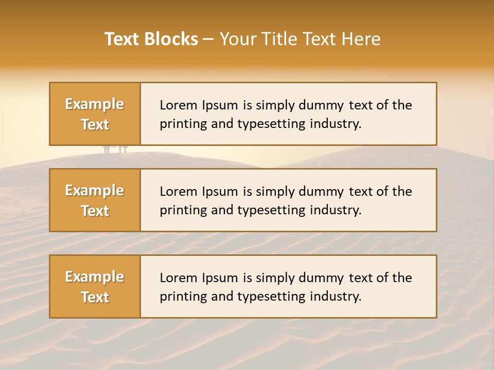 Hill Sky Empty PowerPoint Template