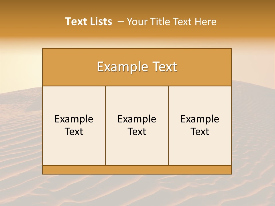 Hill Sky Empty PowerPoint Template