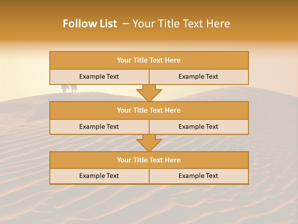 Hill Sky Empty PowerPoint Template