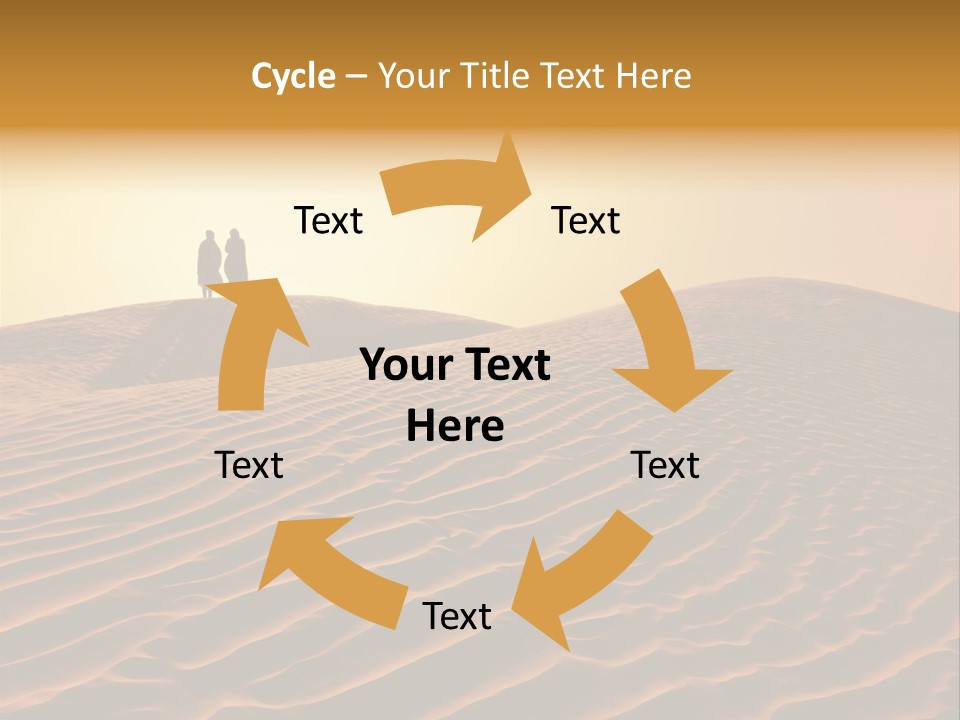 Hill Sky Empty PowerPoint Template