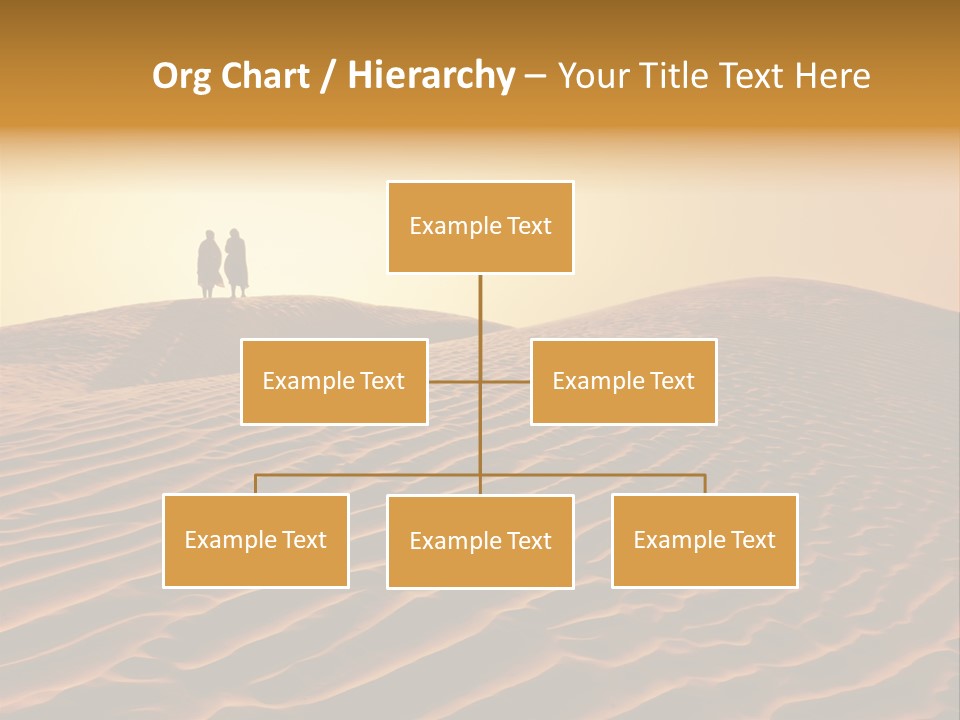 Hill Sky Empty PowerPoint Template