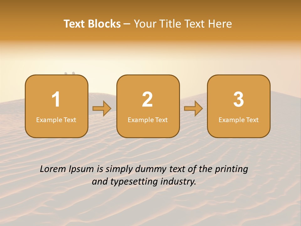 Hill Sky Empty PowerPoint Template