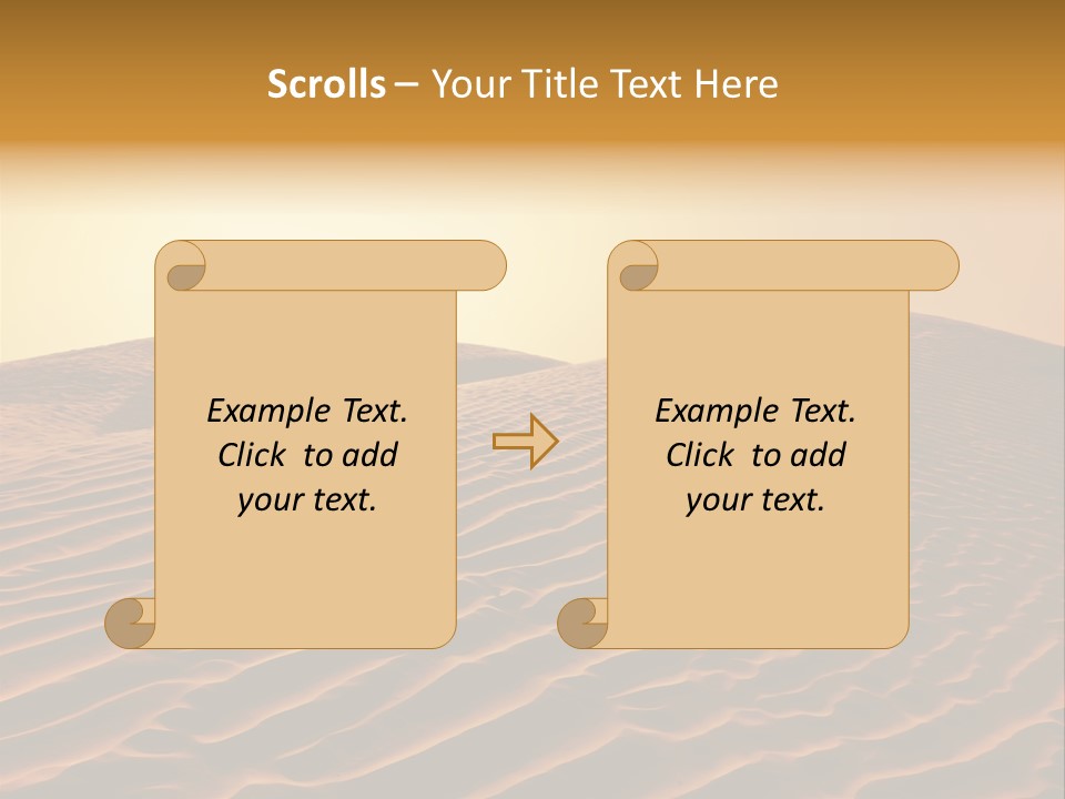 Hill Sky Empty PowerPoint Template