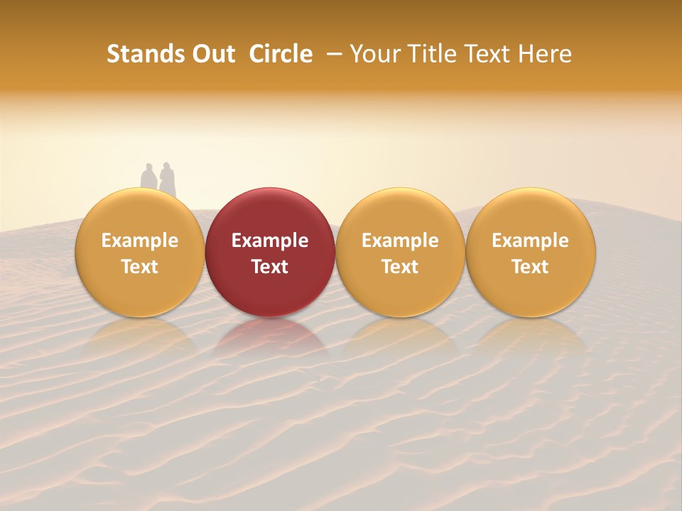 Hill Sky Empty PowerPoint Template