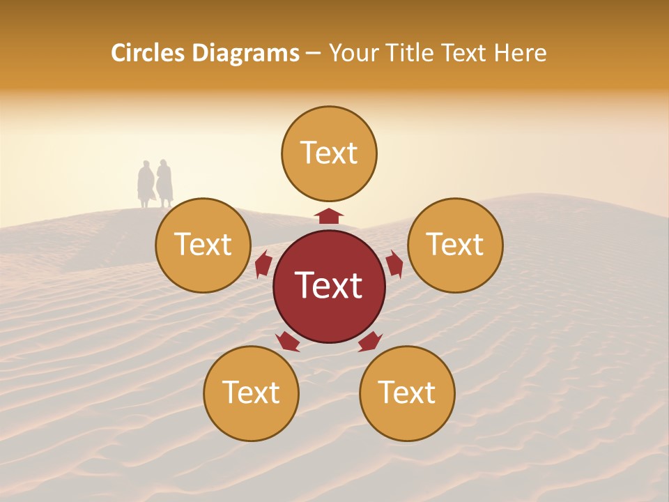 Hill Sky Empty PowerPoint Template