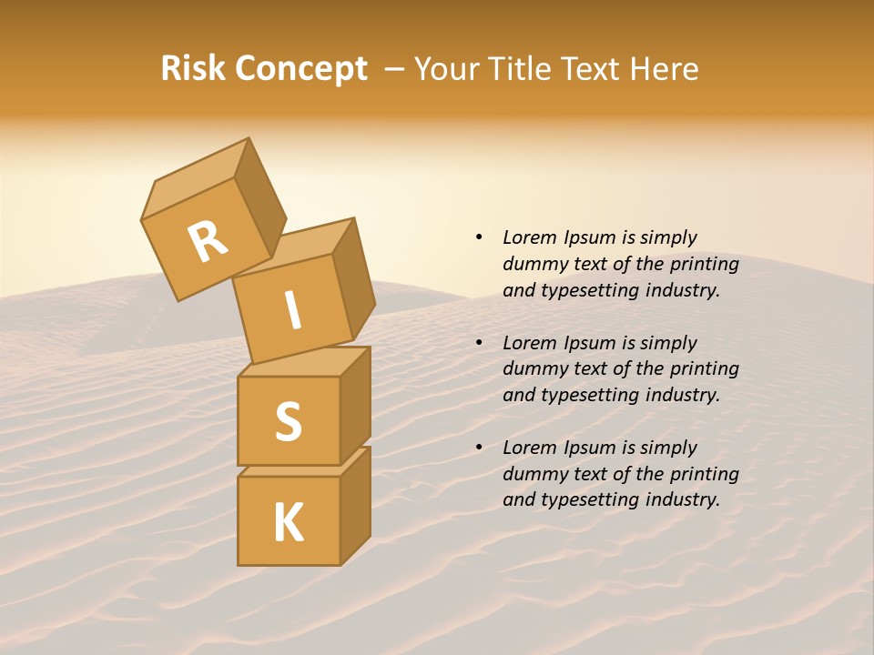 Hill Sky Empty PowerPoint Template