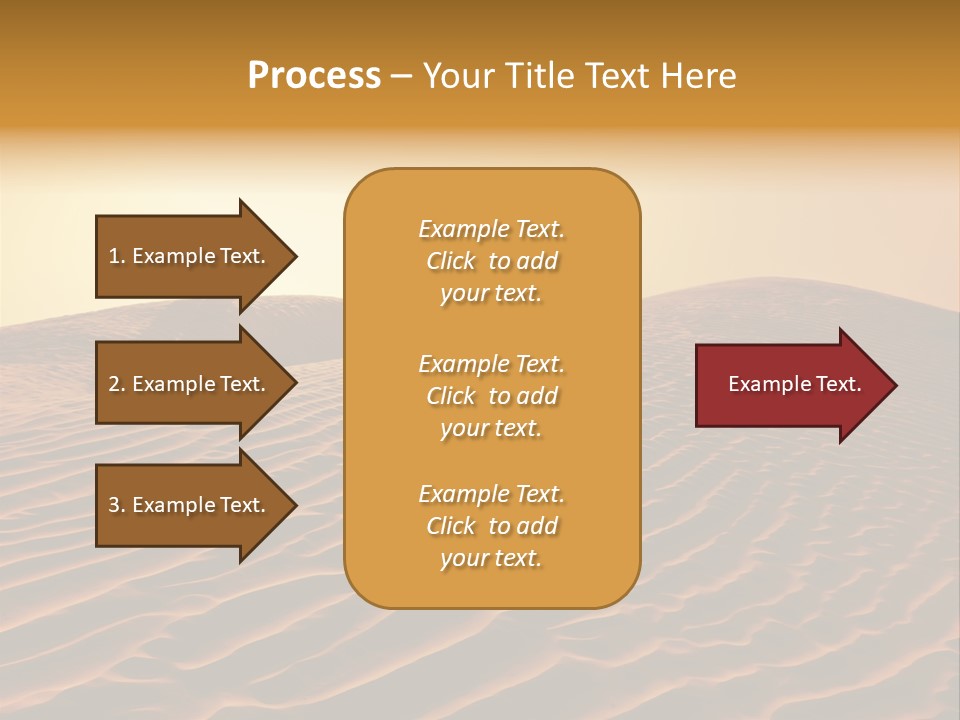 Hill Sky Empty PowerPoint Template