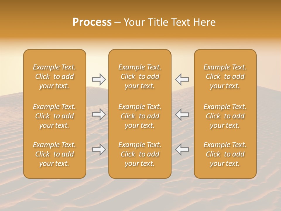 Hill Sky Empty PowerPoint Template