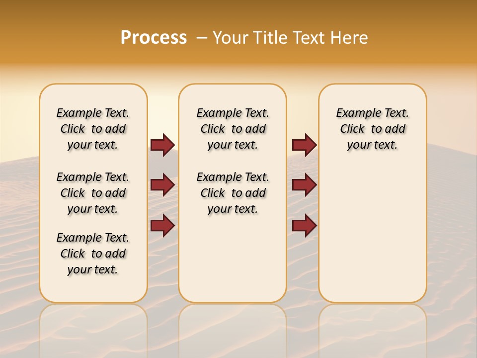 Hill Sky Empty PowerPoint Template