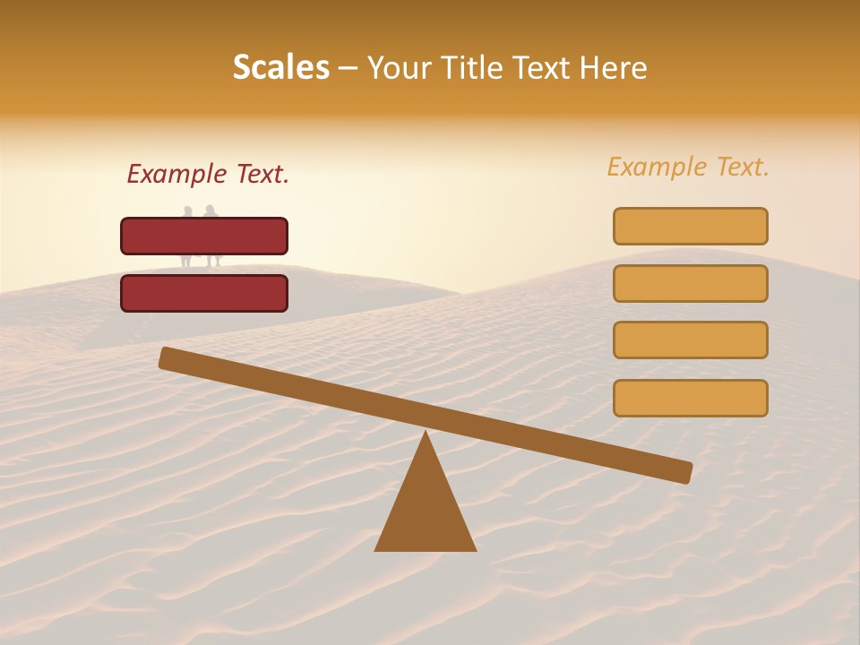 Hill Sky Empty PowerPoint Template