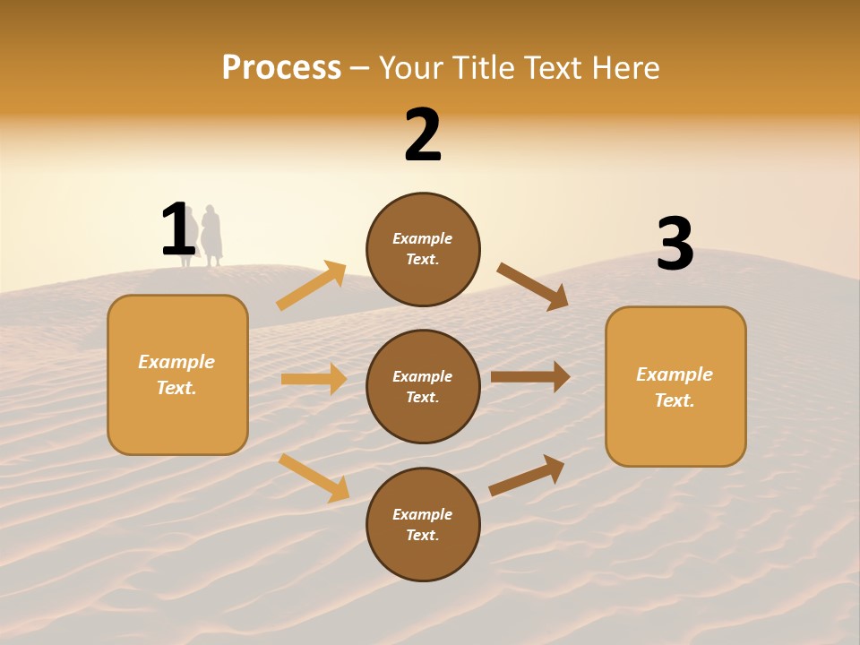 Hill Sky Empty PowerPoint Template