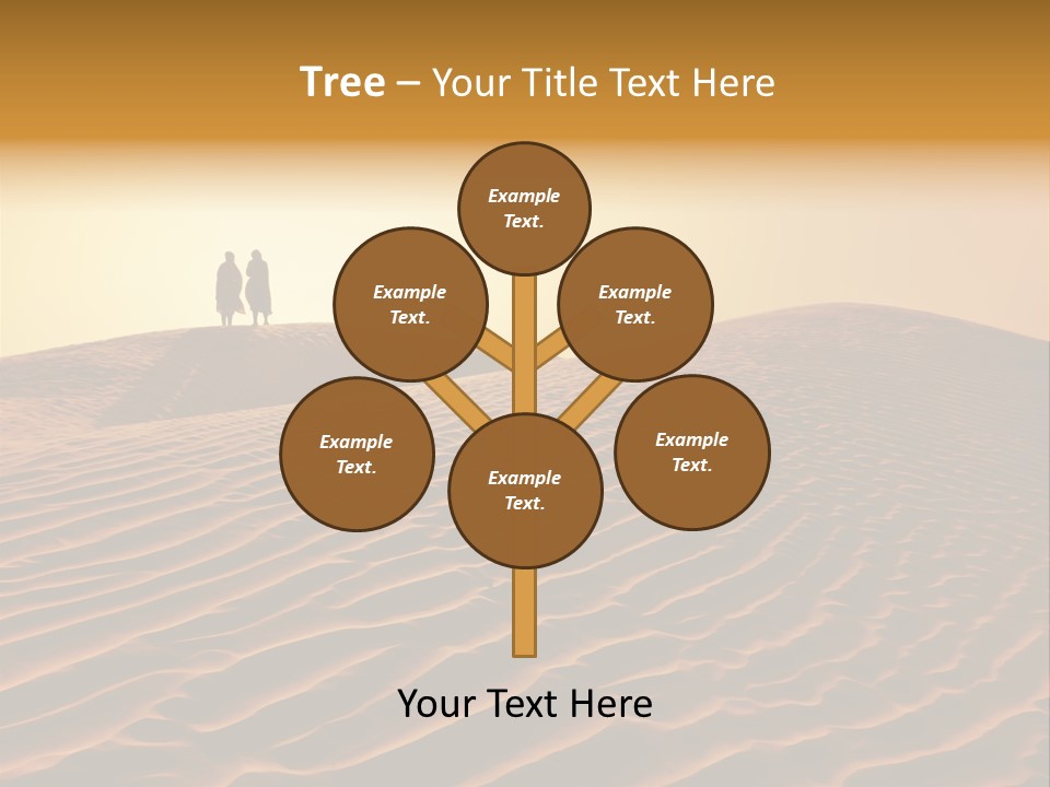 Hill Sky Empty PowerPoint Template