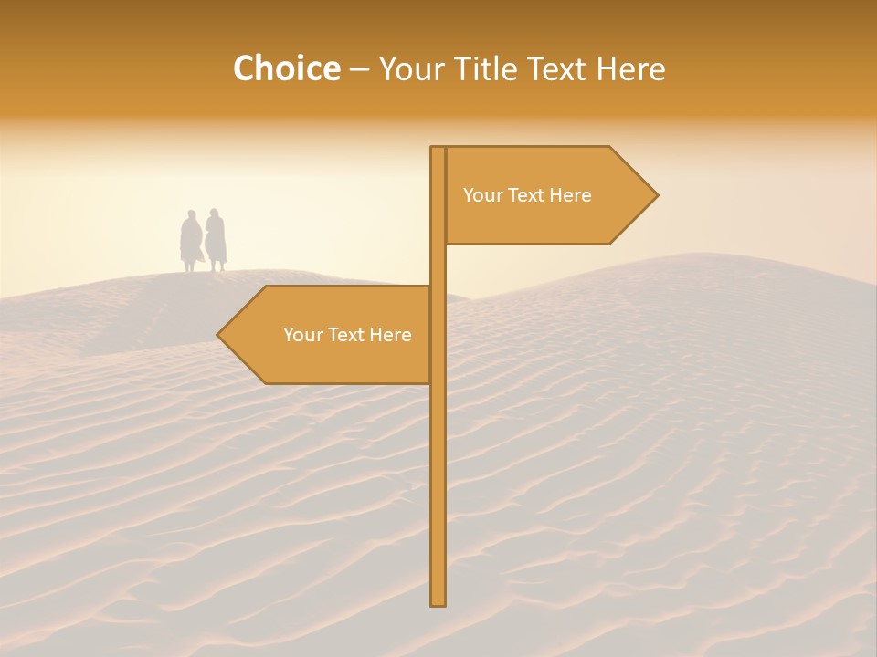Hill Sky Empty PowerPoint Template