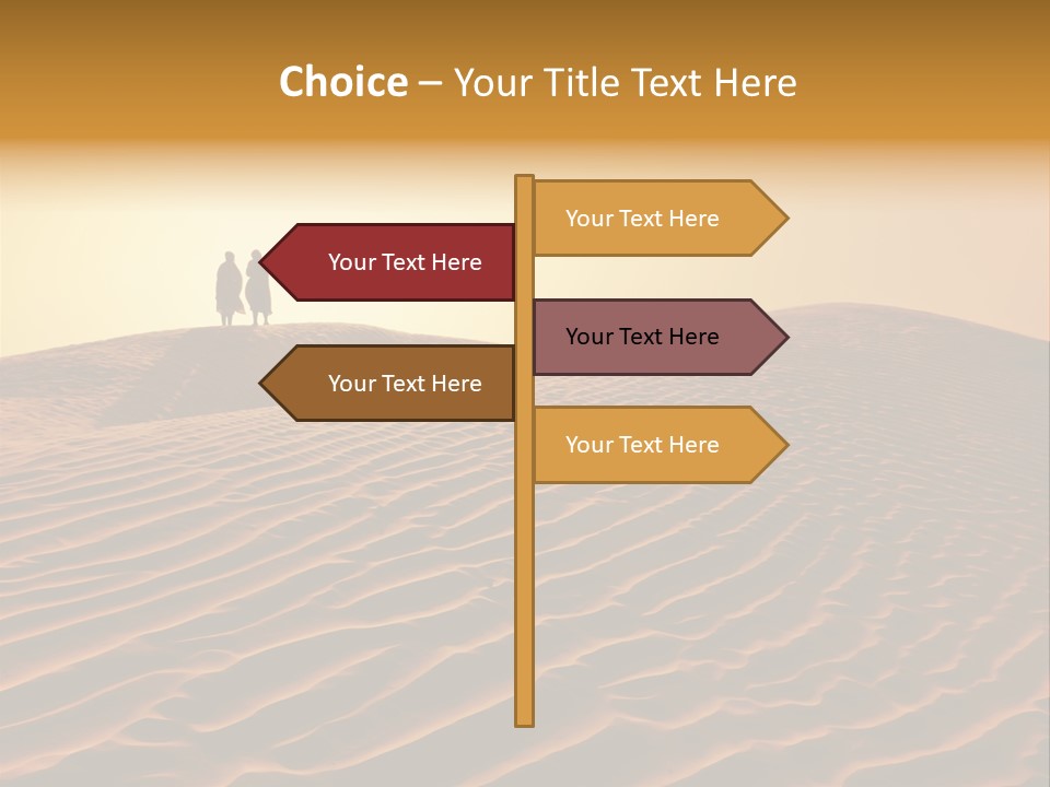 Hill Sky Empty PowerPoint Template