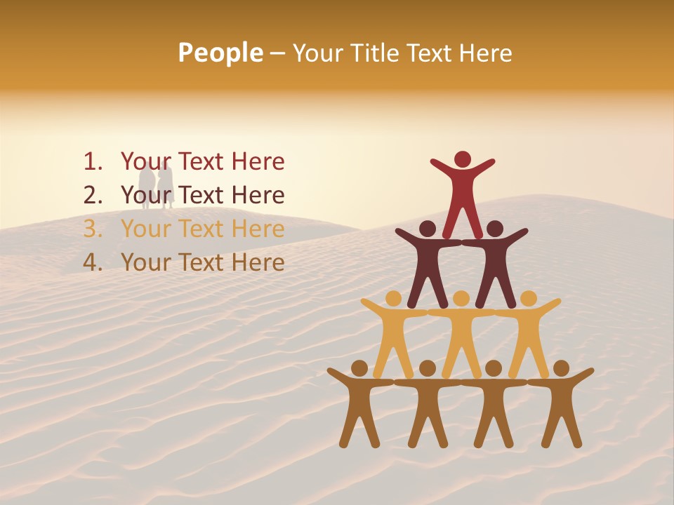 Hill Sky Empty PowerPoint Template