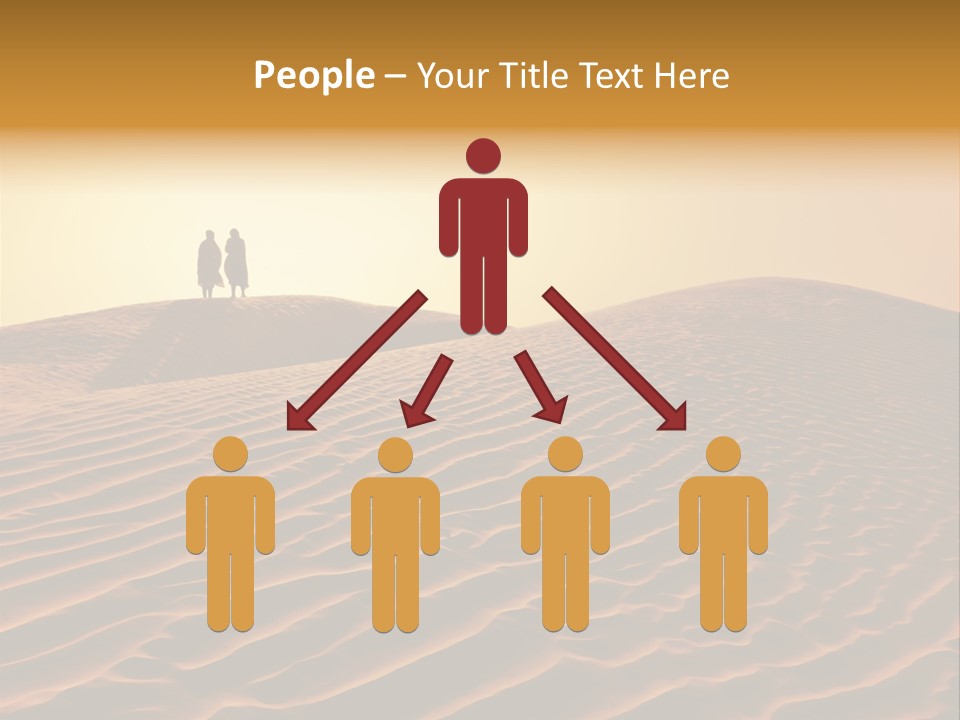 Hill Sky Empty PowerPoint Template