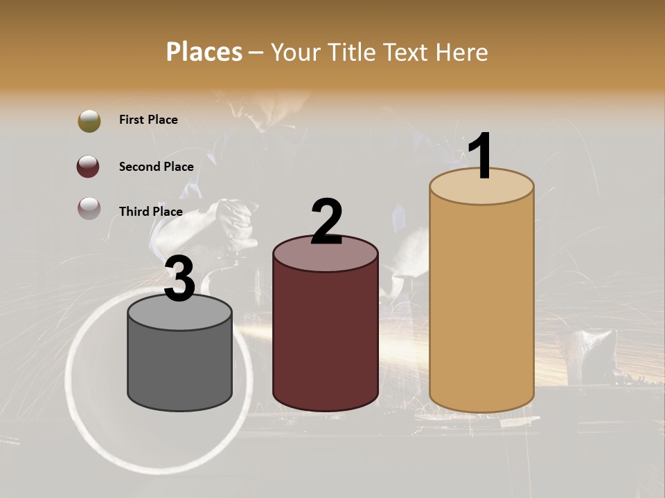 Metalworker Labor Tube PowerPoint Template