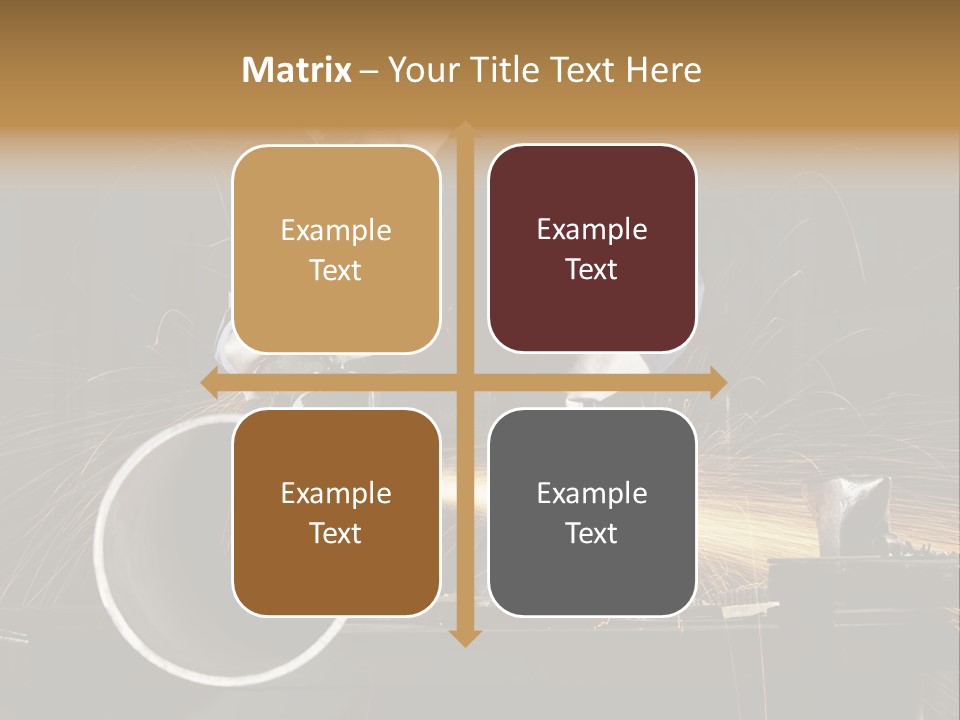 Metalworker Labor Tube PowerPoint Template