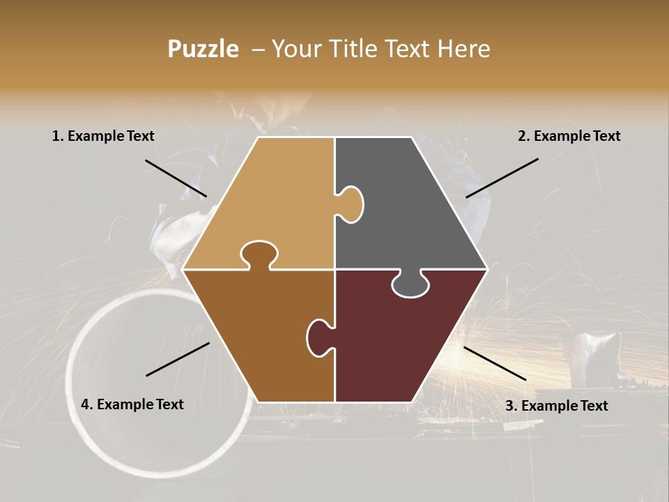 Metalworker Labor Tube PowerPoint Template