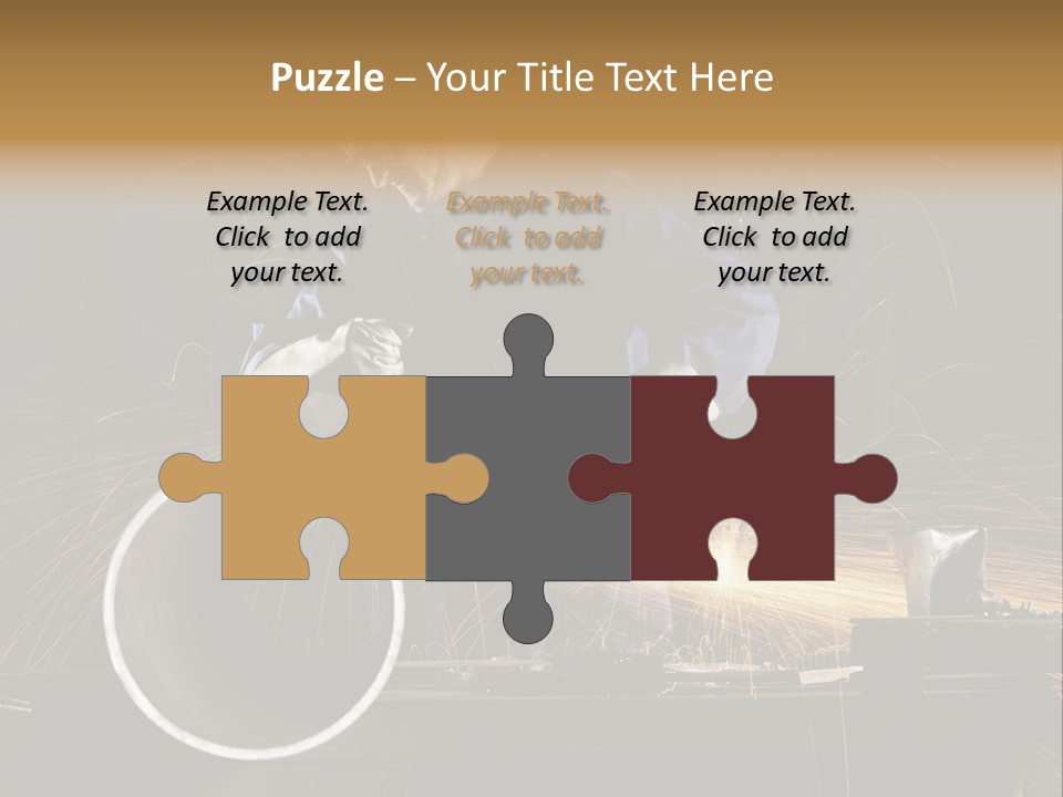 Metalworker Labor Tube PowerPoint Template