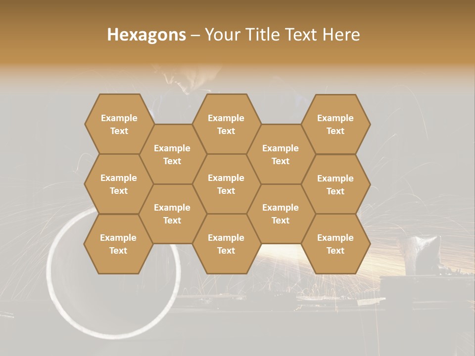 Metalworker Labor Tube PowerPoint Template