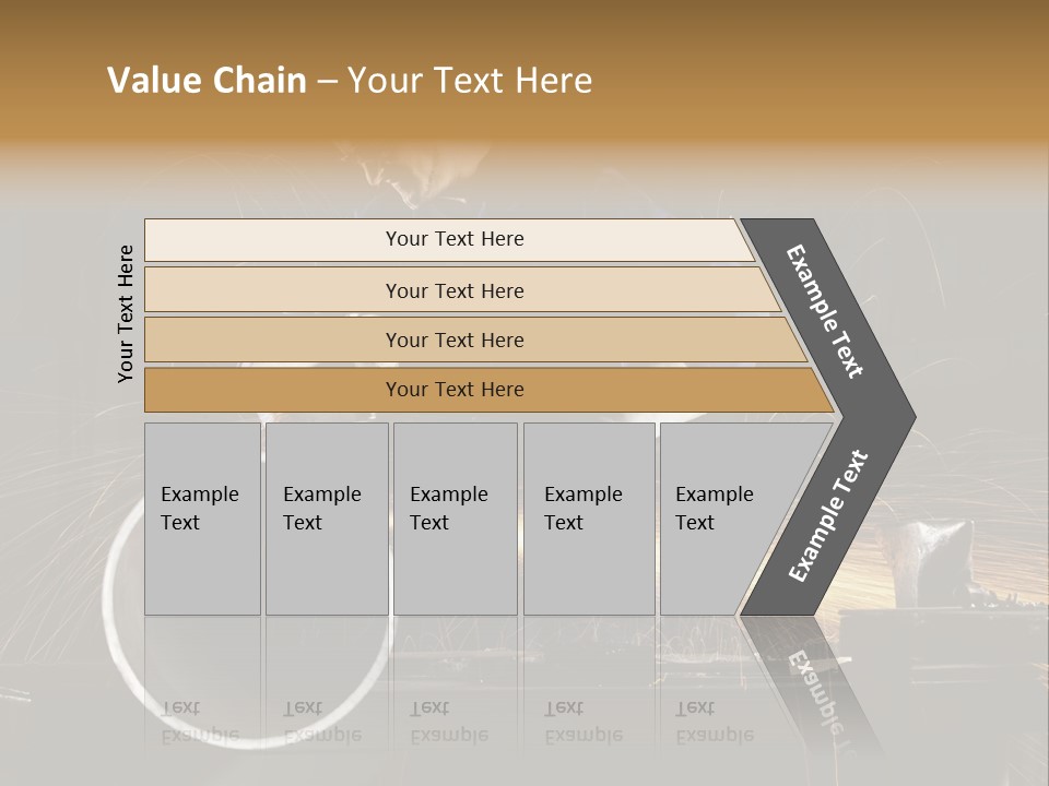 Metalworker Labor Tube PowerPoint Template