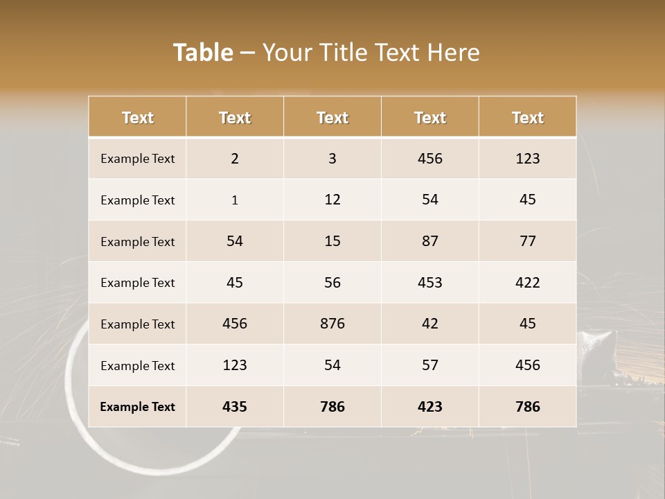Metalworker Labor Tube PowerPoint Template