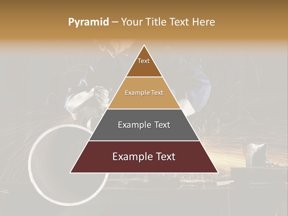 Metalworker Labor Tube PowerPoint Template