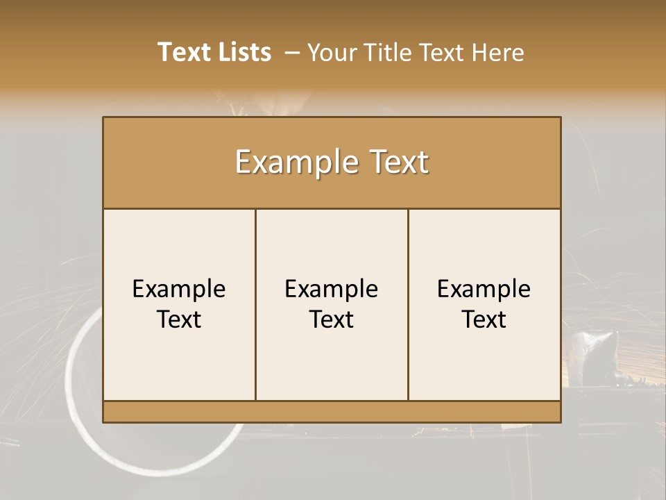 Metalworker Labor Tube PowerPoint Template